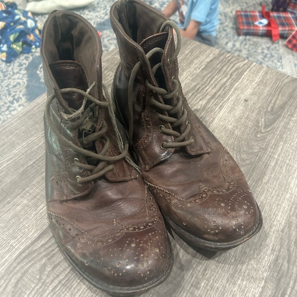 Red Tape Brown Tie Cowboy Boot Mens Size 10 - Picture 6 of 9